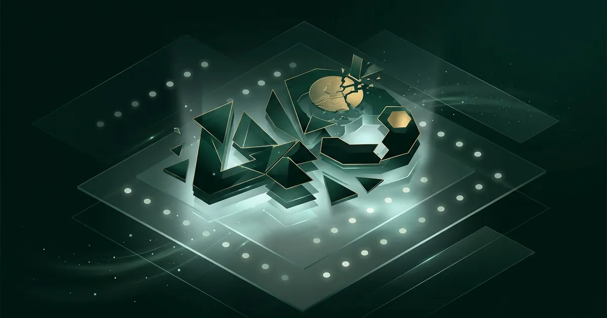 Quiz style illustration of a gold medal surrounded by question marks and laurel leaves