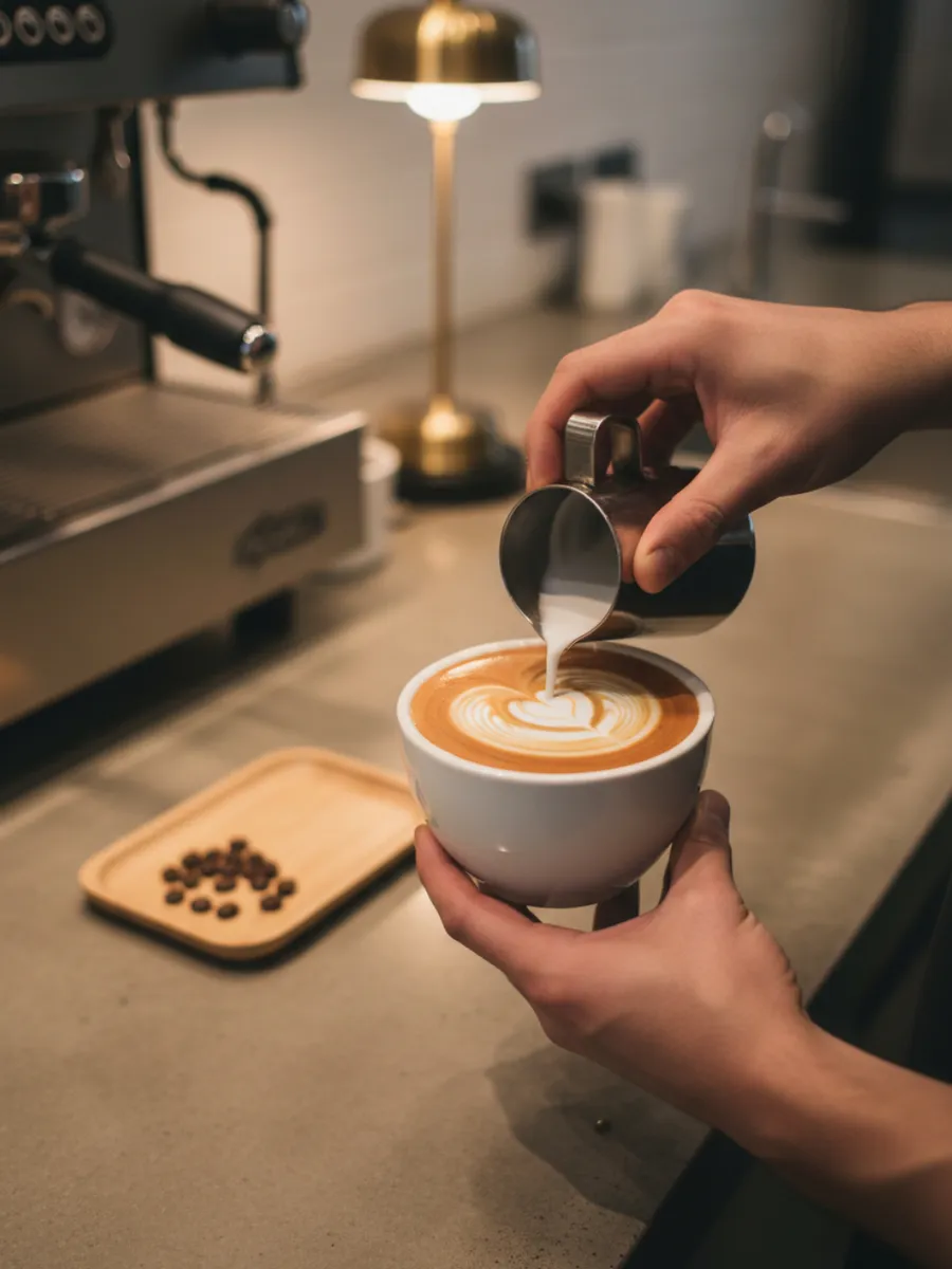 Latte Art: Die Basis-Herzen - NerdSip Course