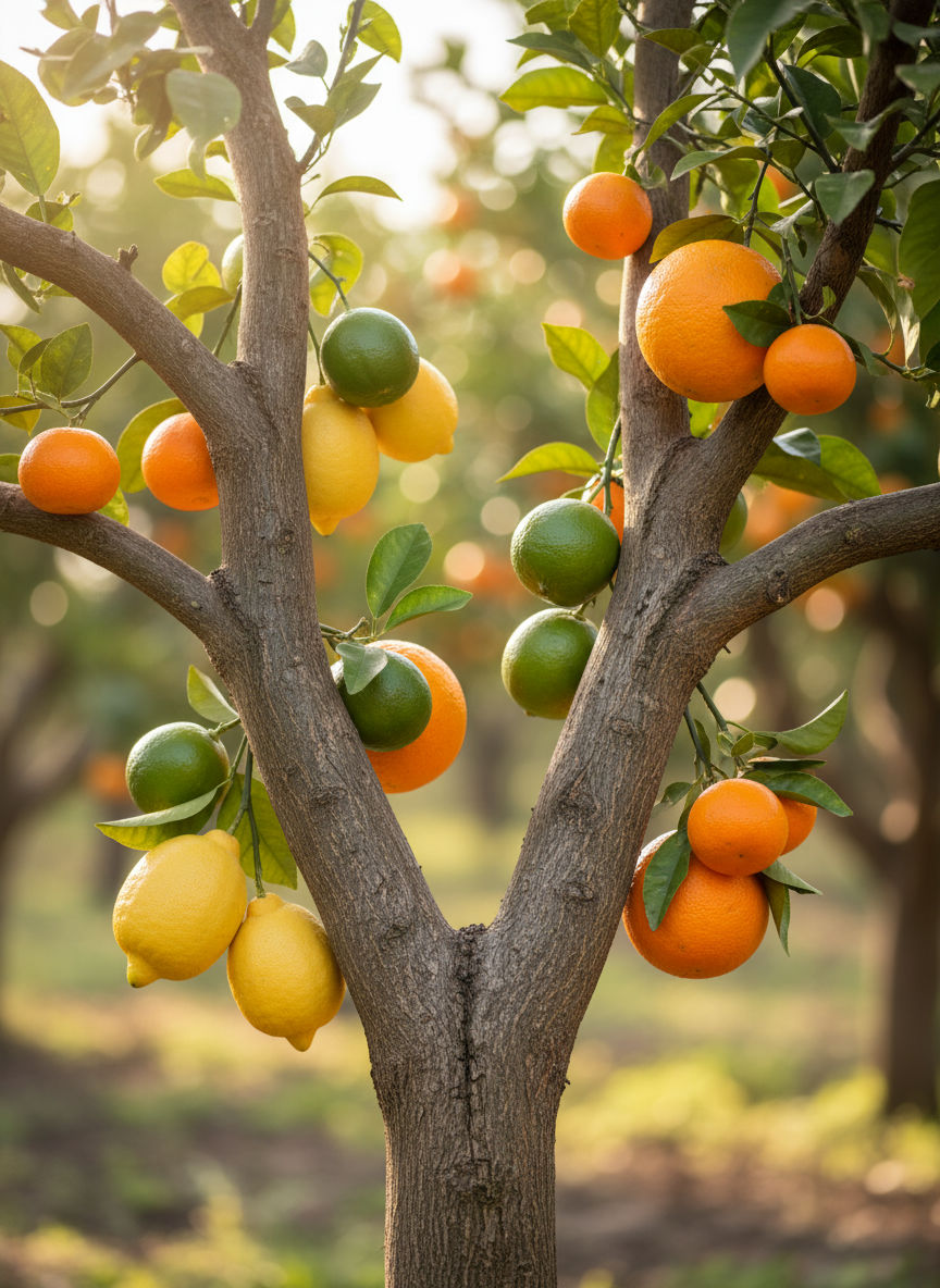 The Fruit Salad Tree: Multi-Grafting Citrus