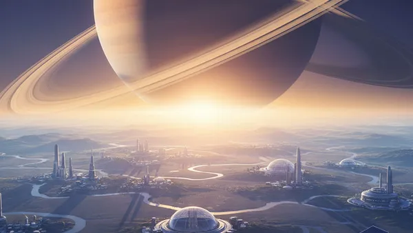 The Saturn Encounter: A Cosmic Swap